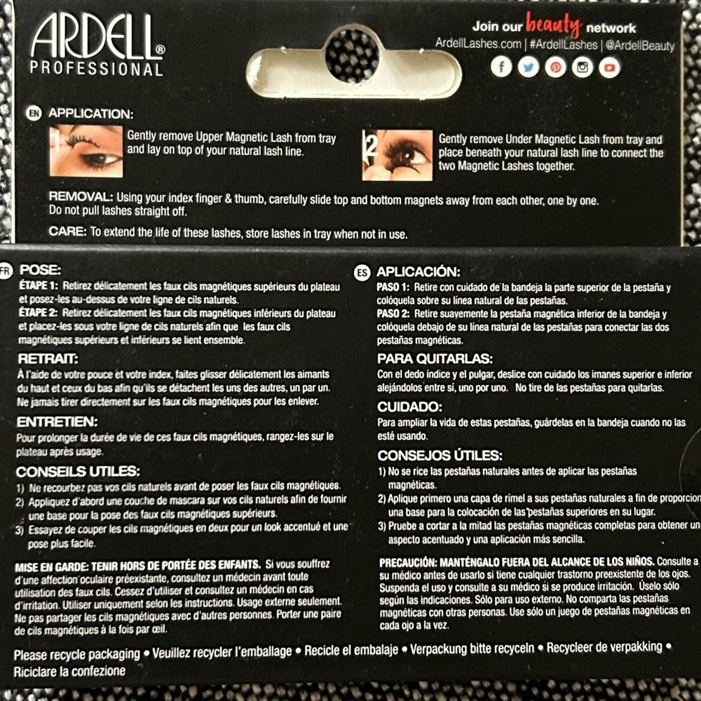 NIB Ardell Professional Magnetic Lashes - Double Wispies - Picture 2 of 4